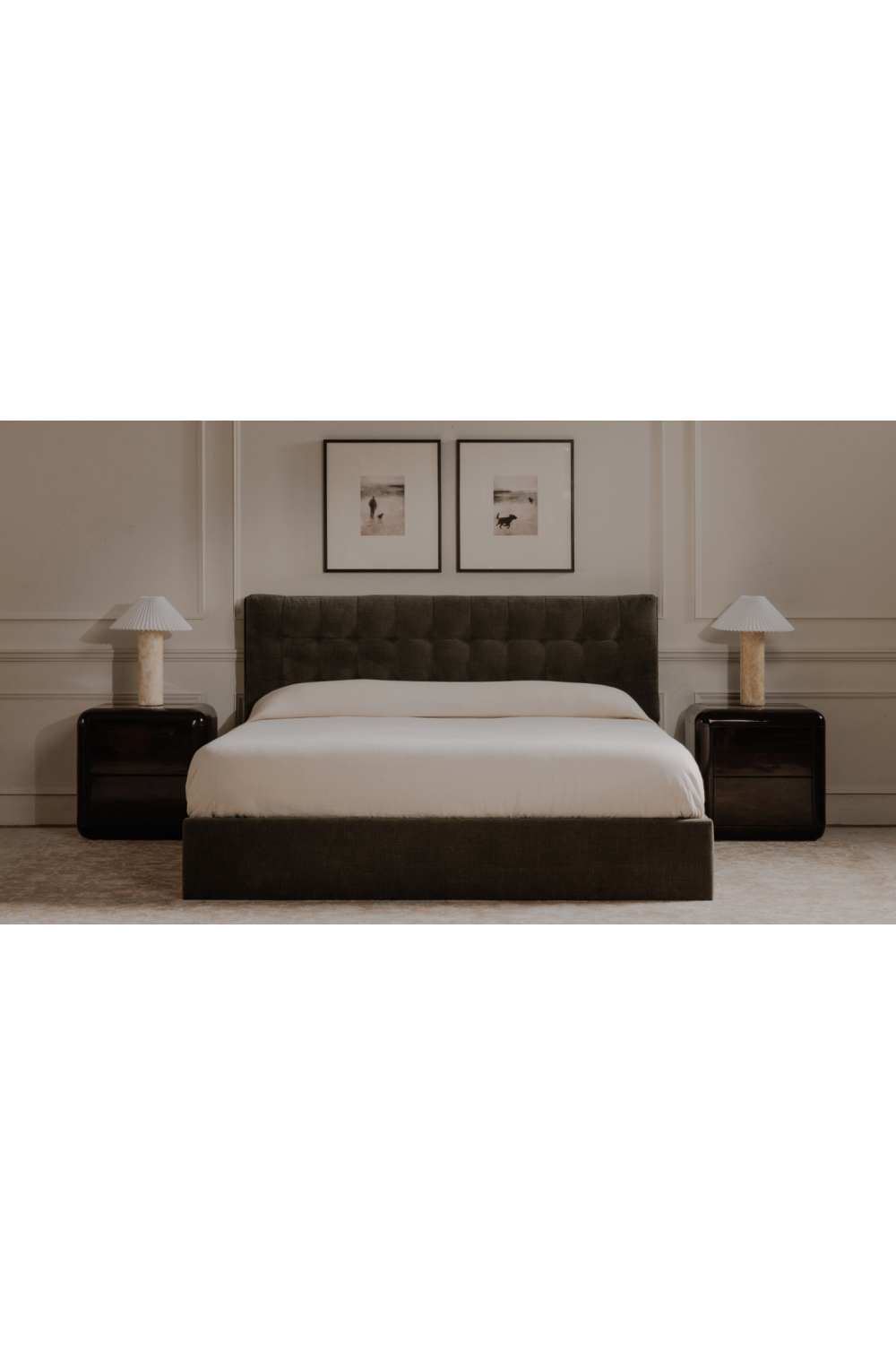 Modern European furniture - Tufted Storage Bed - www.oroa.com