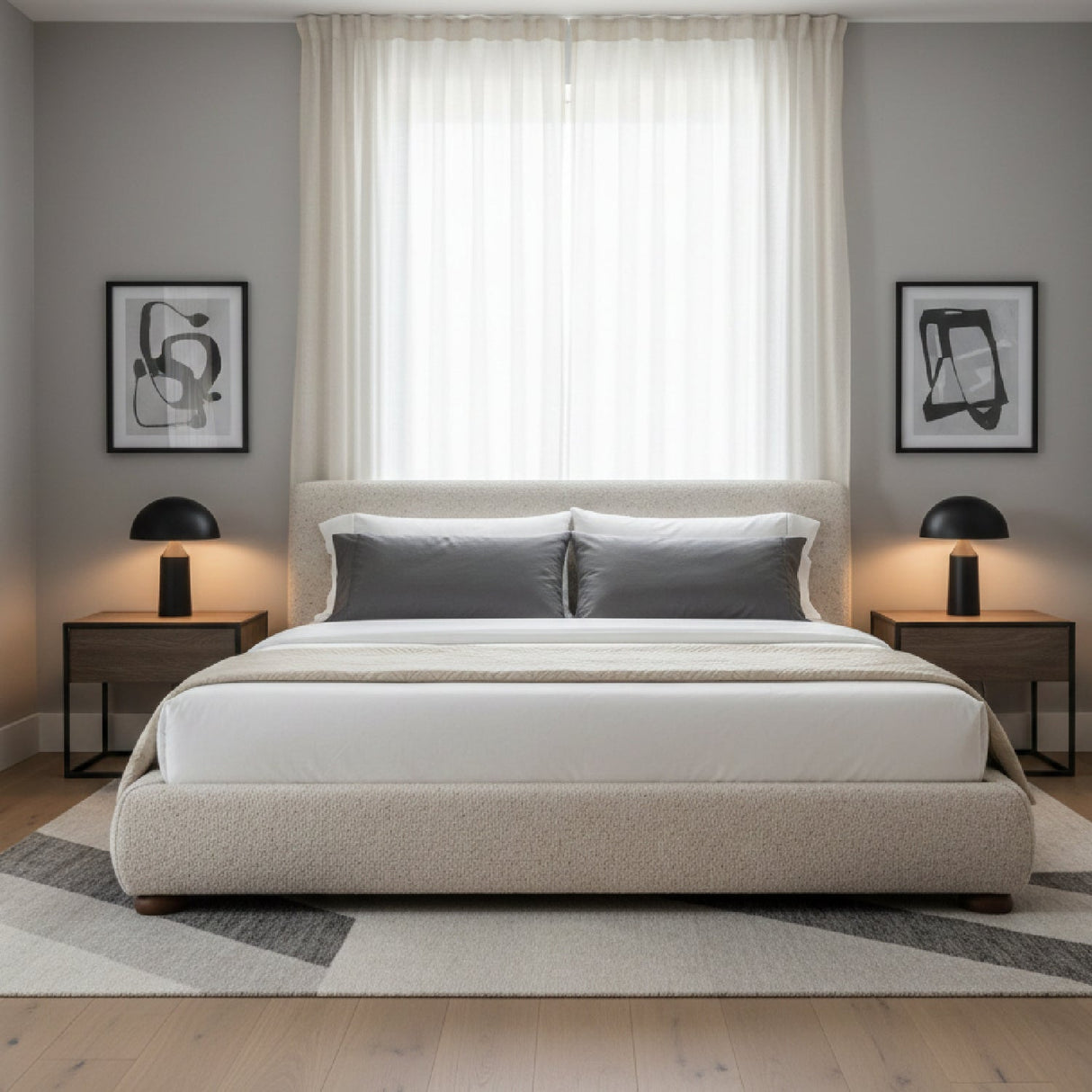 Modern European furniture - Modern Minimalist Storage Bed - www.oroa.com