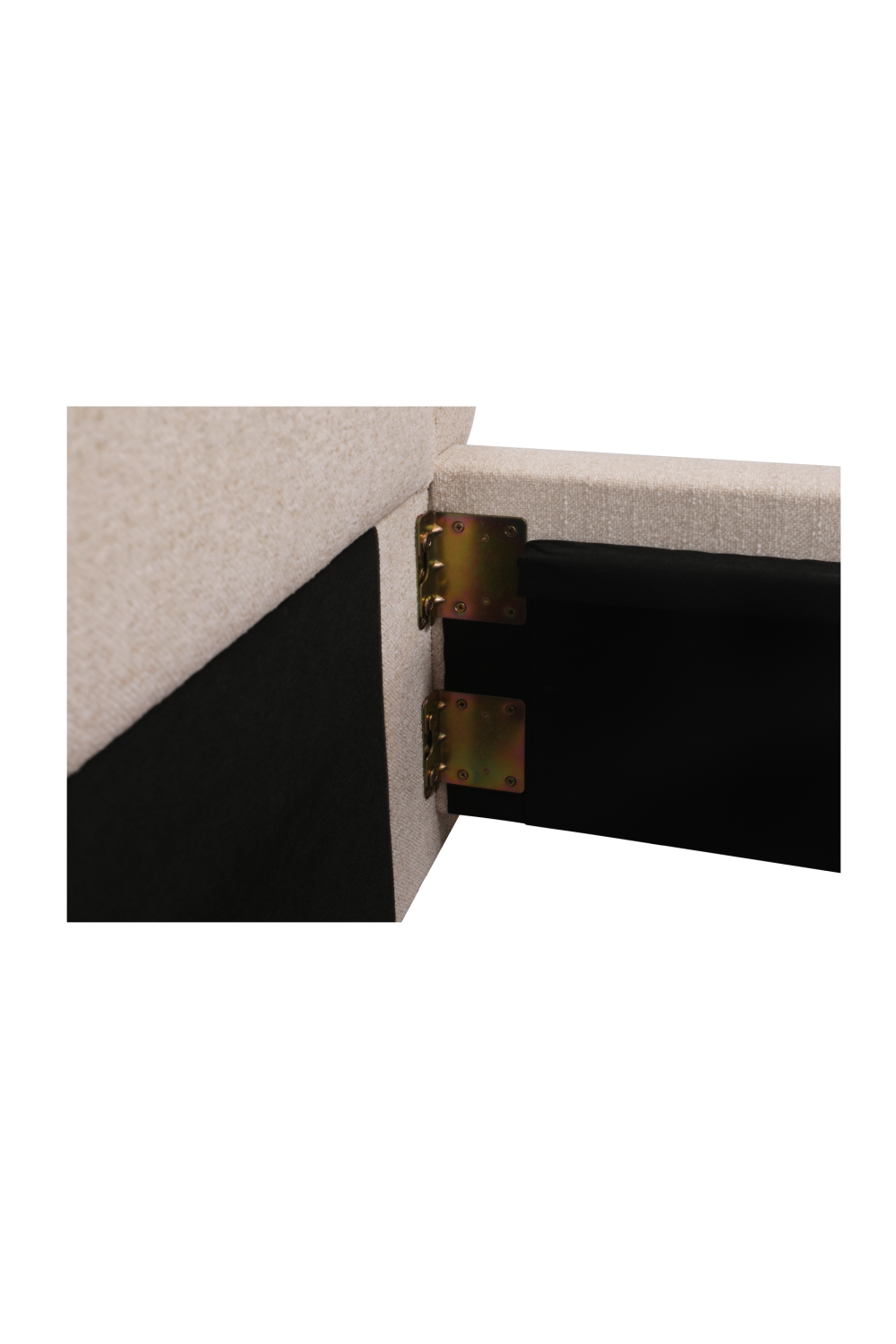 Modern European furniture - Piped Detail Storage Bed - www.oroa.com