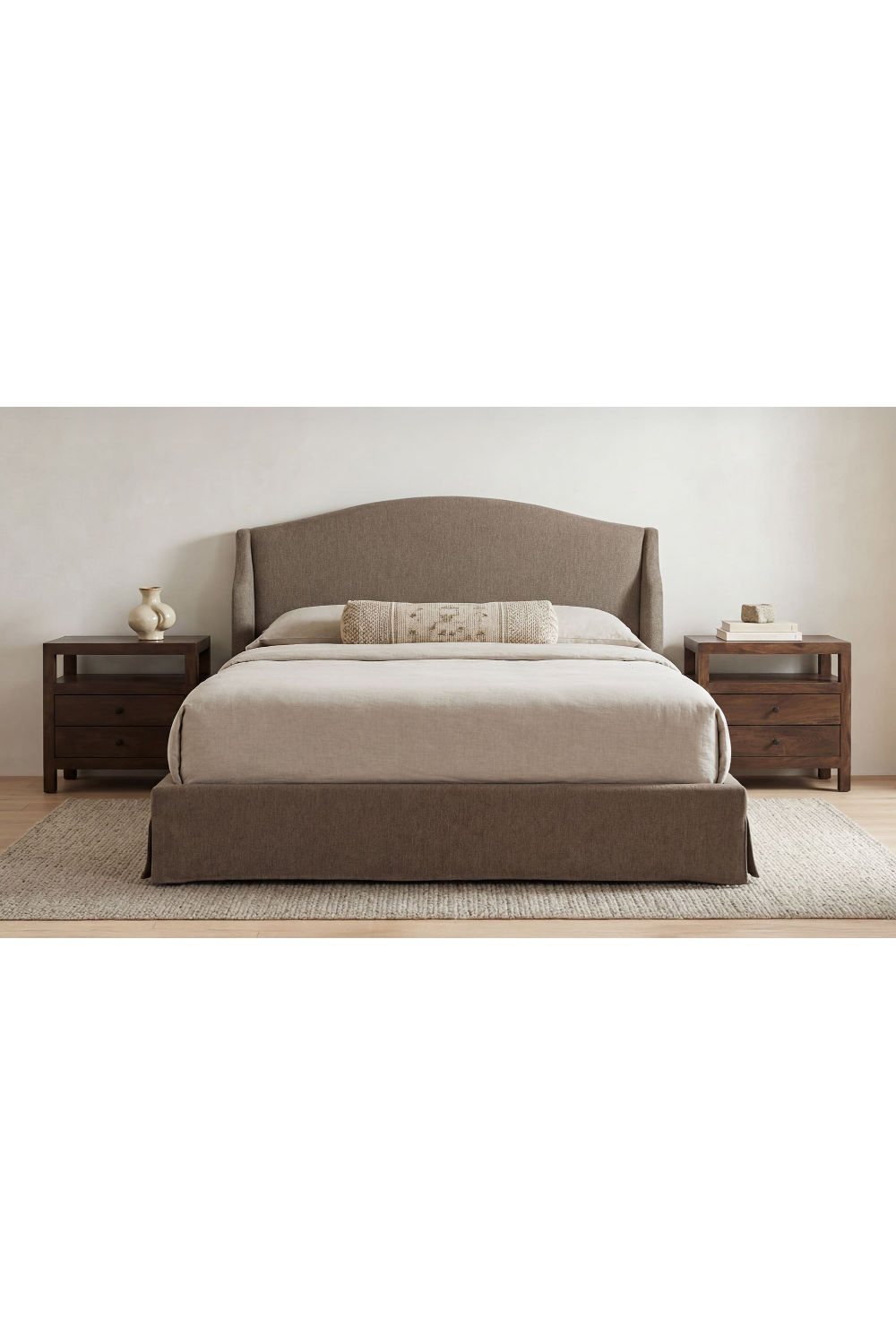 Wingback Framed Storage Bed | Novi Living Weston | Oroa.com