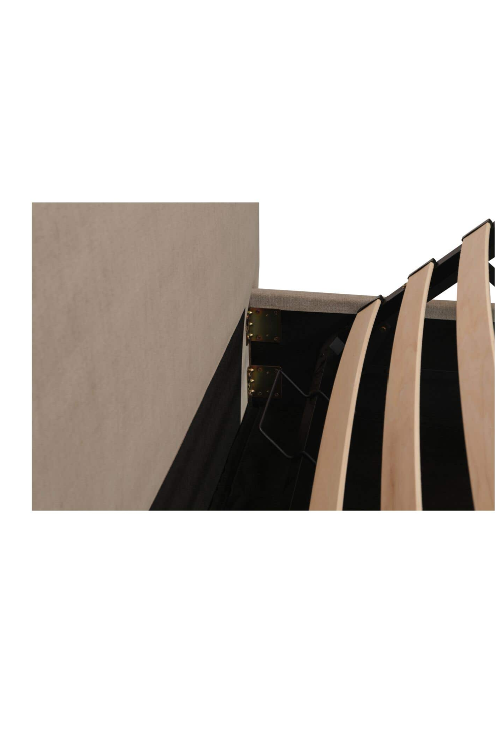Modern European furniture - Arched Headboard Storage Bed - www.oroa.com