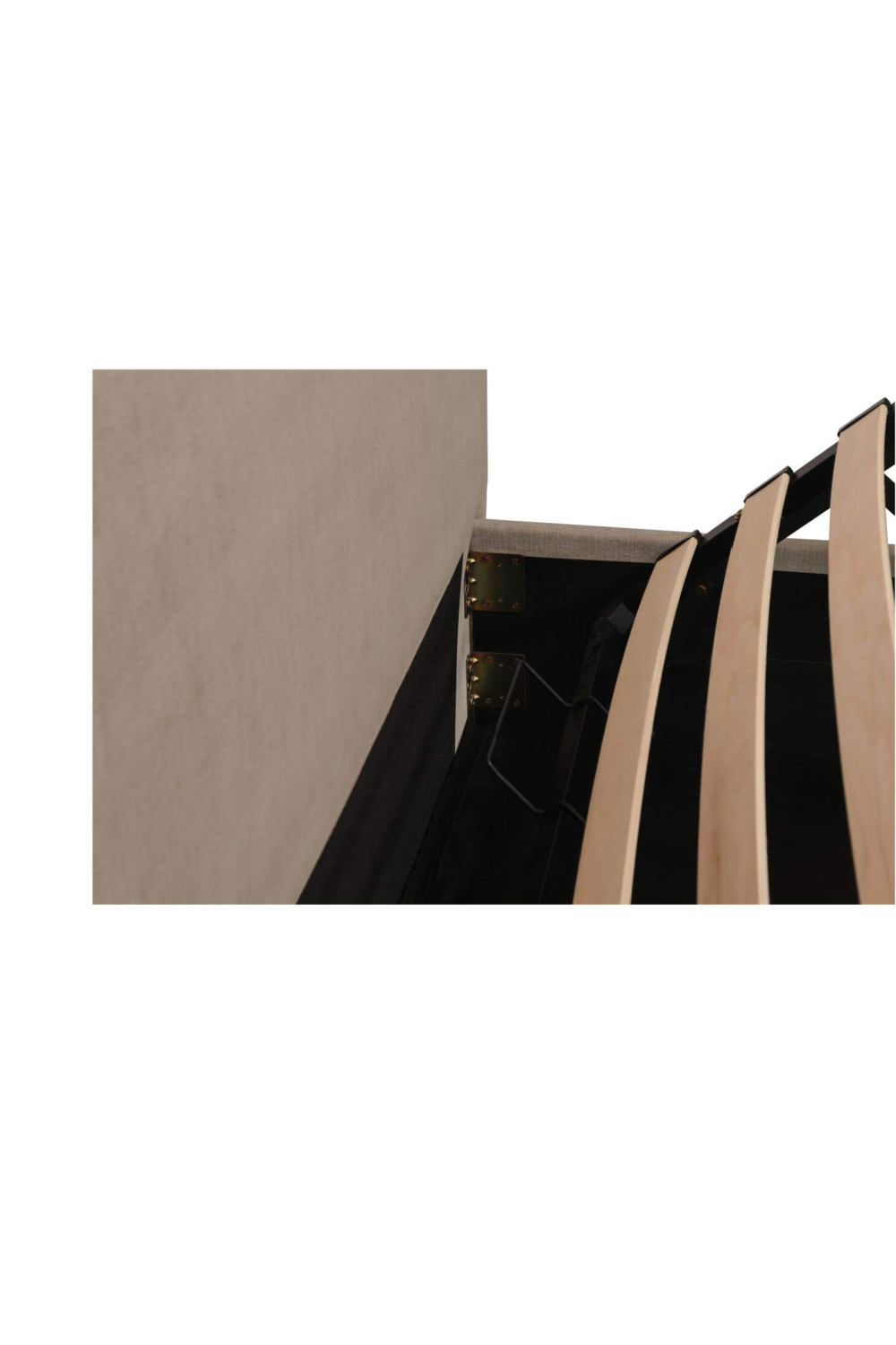 Modern European furniture - Arched Headboard Storage Bed - www.oroa.com
