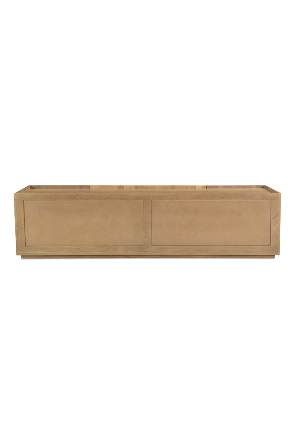 Modern European furniture - Natural Oak 4-Door Media Cabinet - www.oroa.com
