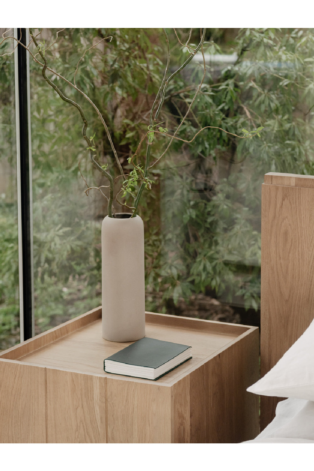 Modern European furniture - Natural Oak Nightstand - www.oroa.com
