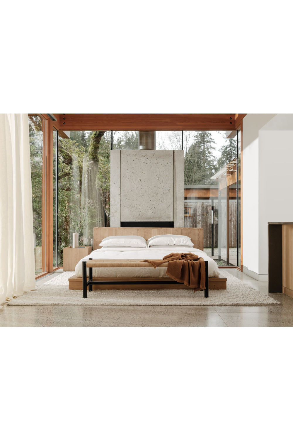 Modern European furniture - Natural Oak Nightstand - www.oroa.com
