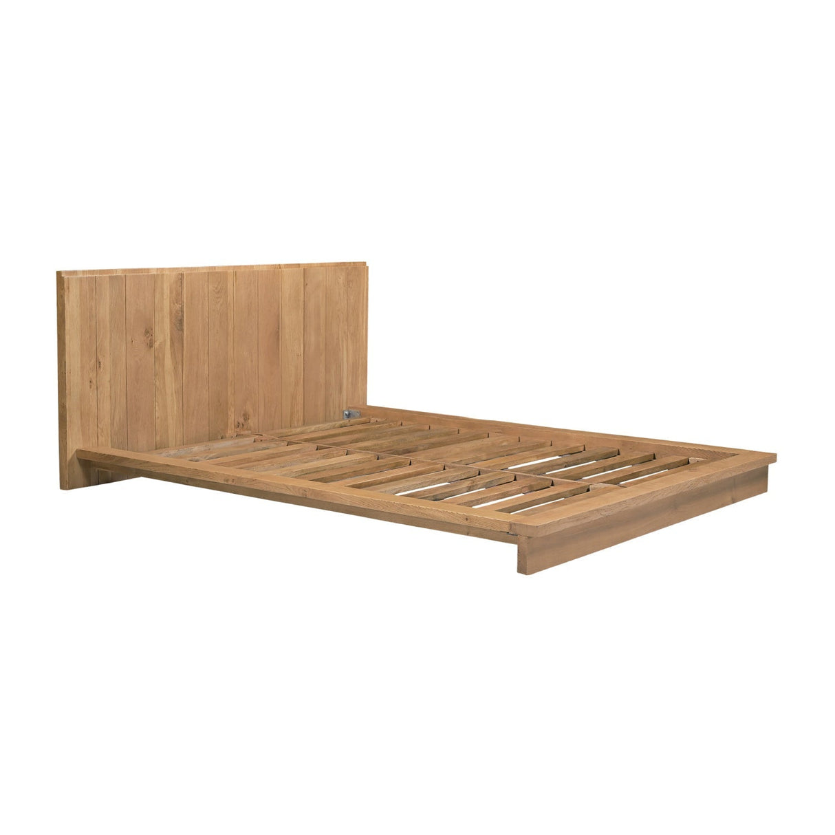 Modern European furniture - Solid Oak Wood Bed - www.oroa.com
