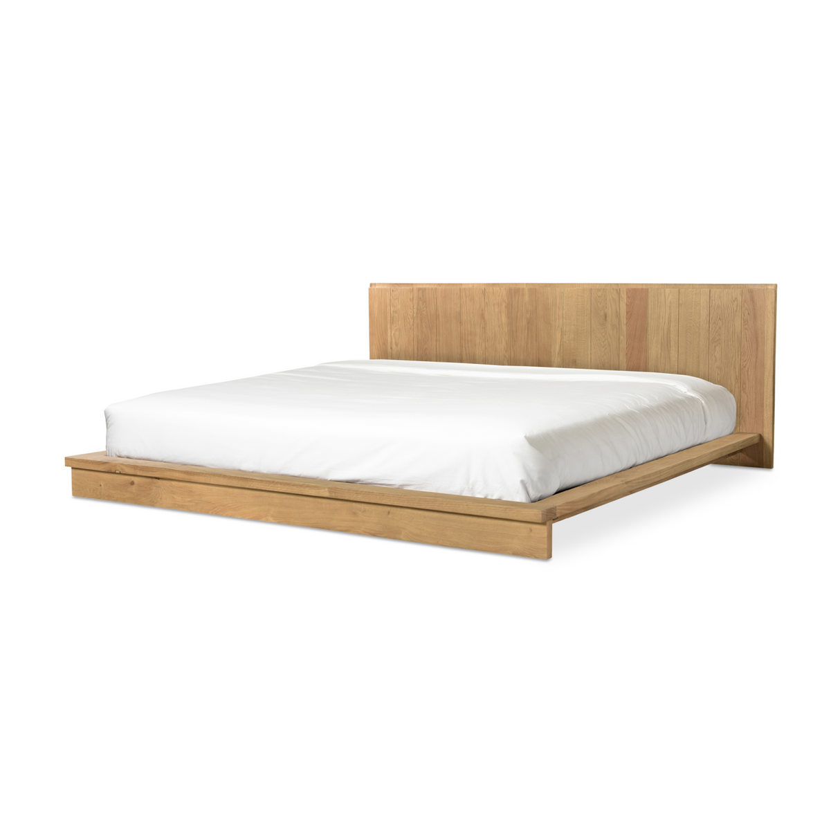 Modern European furniture - Solid Oak Wood Bed - www.oroa.com