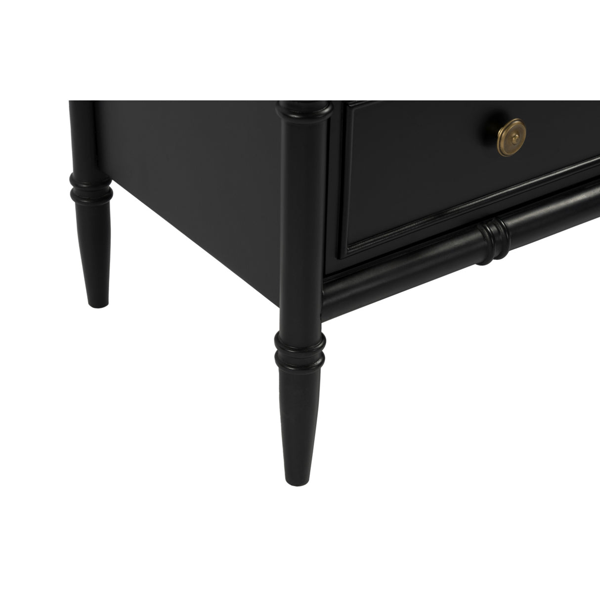Modern European furniture - Black 6-Drawer Chest - www.oroa.com
