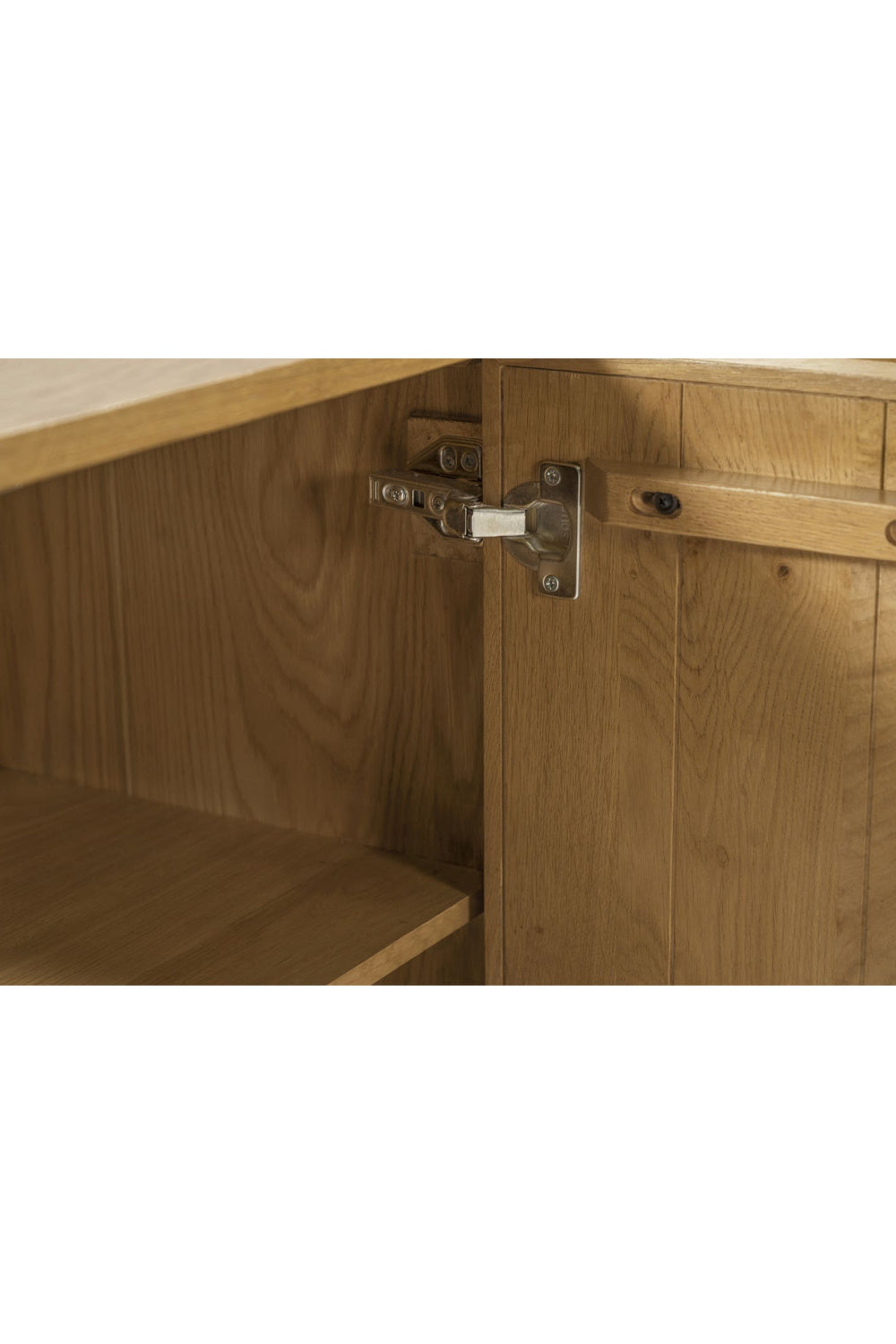 Modern European furniture - Japandi Oak 4-Door Sideboard - www.oroa.com
