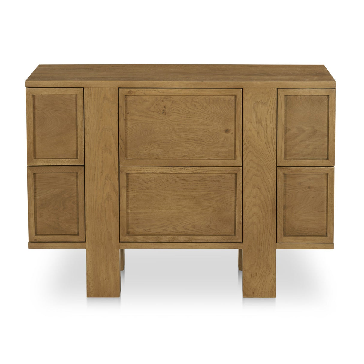 Modern European furniture - Oak 6-Drawer Nightstand - www.oroa.com
