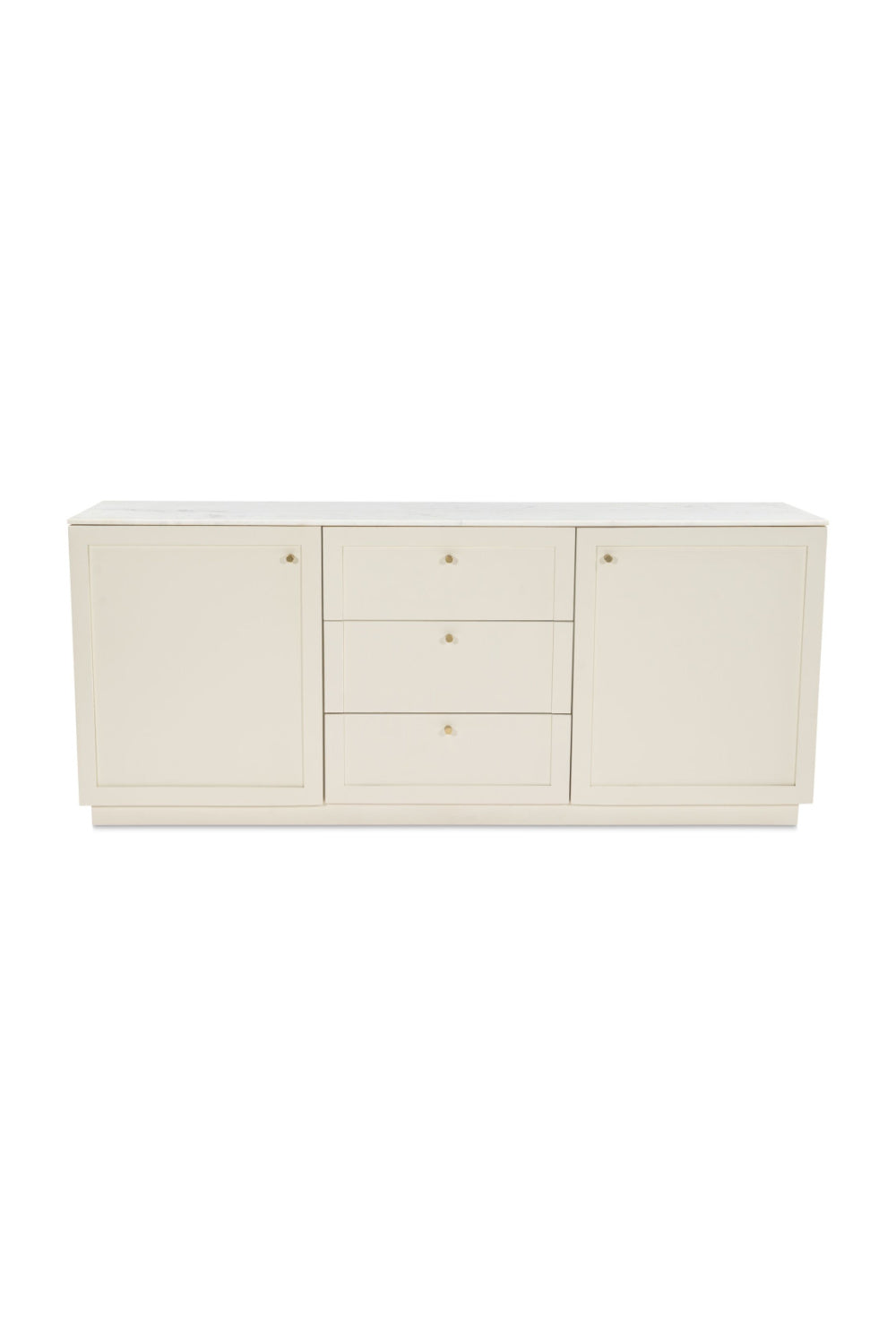 Modern European furniture - Marble Top Wooden Sideboard - www.oroa.com
