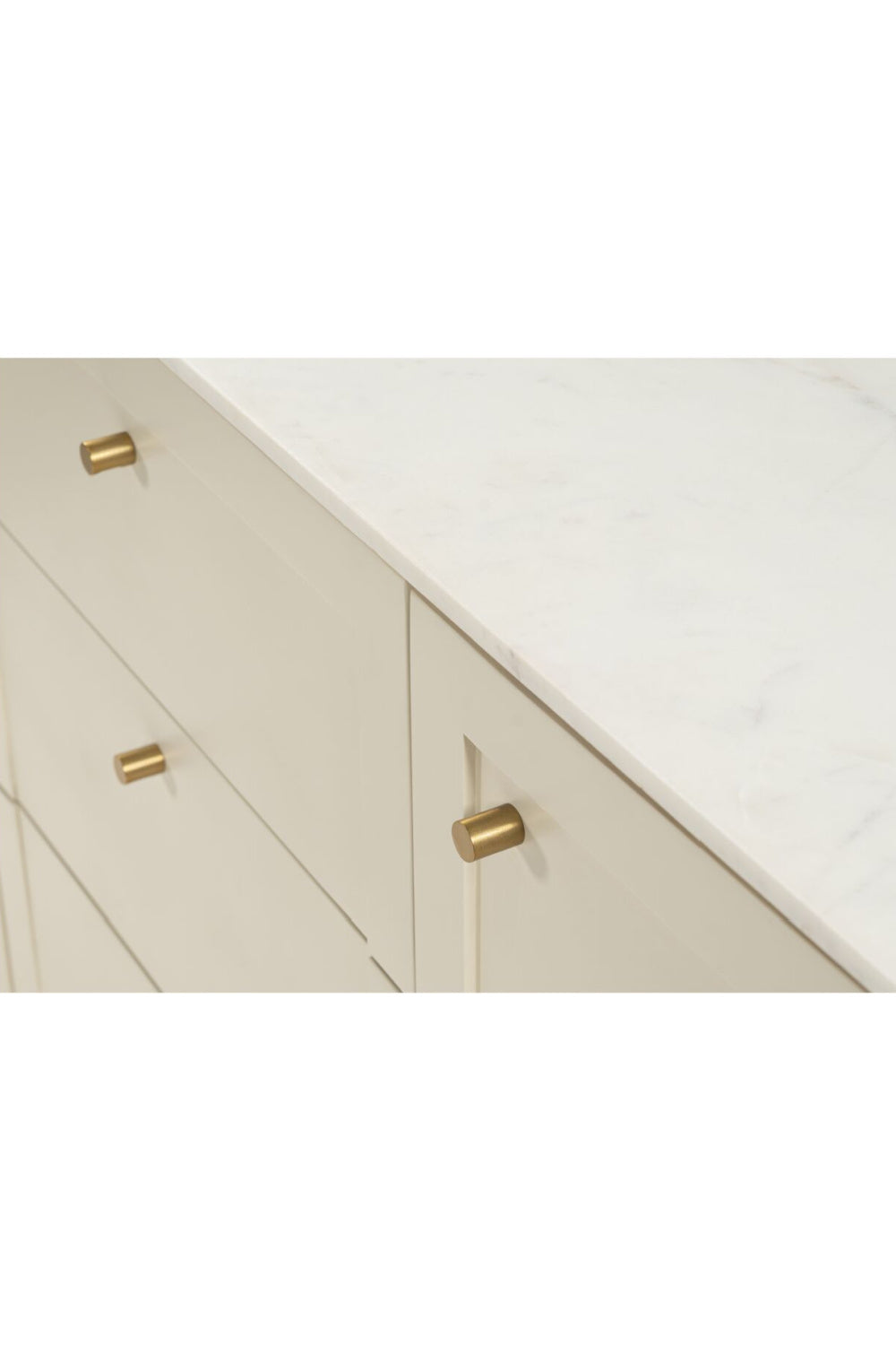 Modern European furniture - Marble Top Wooden Sideboard - www.oroa.com