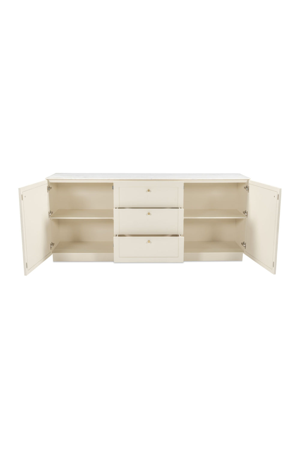 Modern European furniture - Marble Top Wooden Sideboard - www.oroa.com