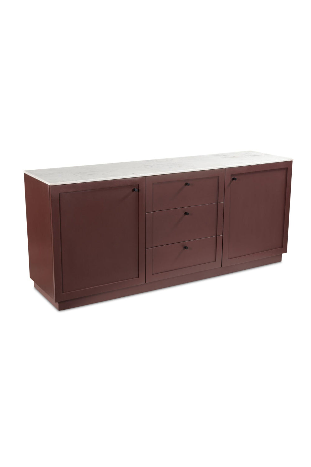 Modern European furniture - Marble Top Wooden Sideboard - www.oroa.com