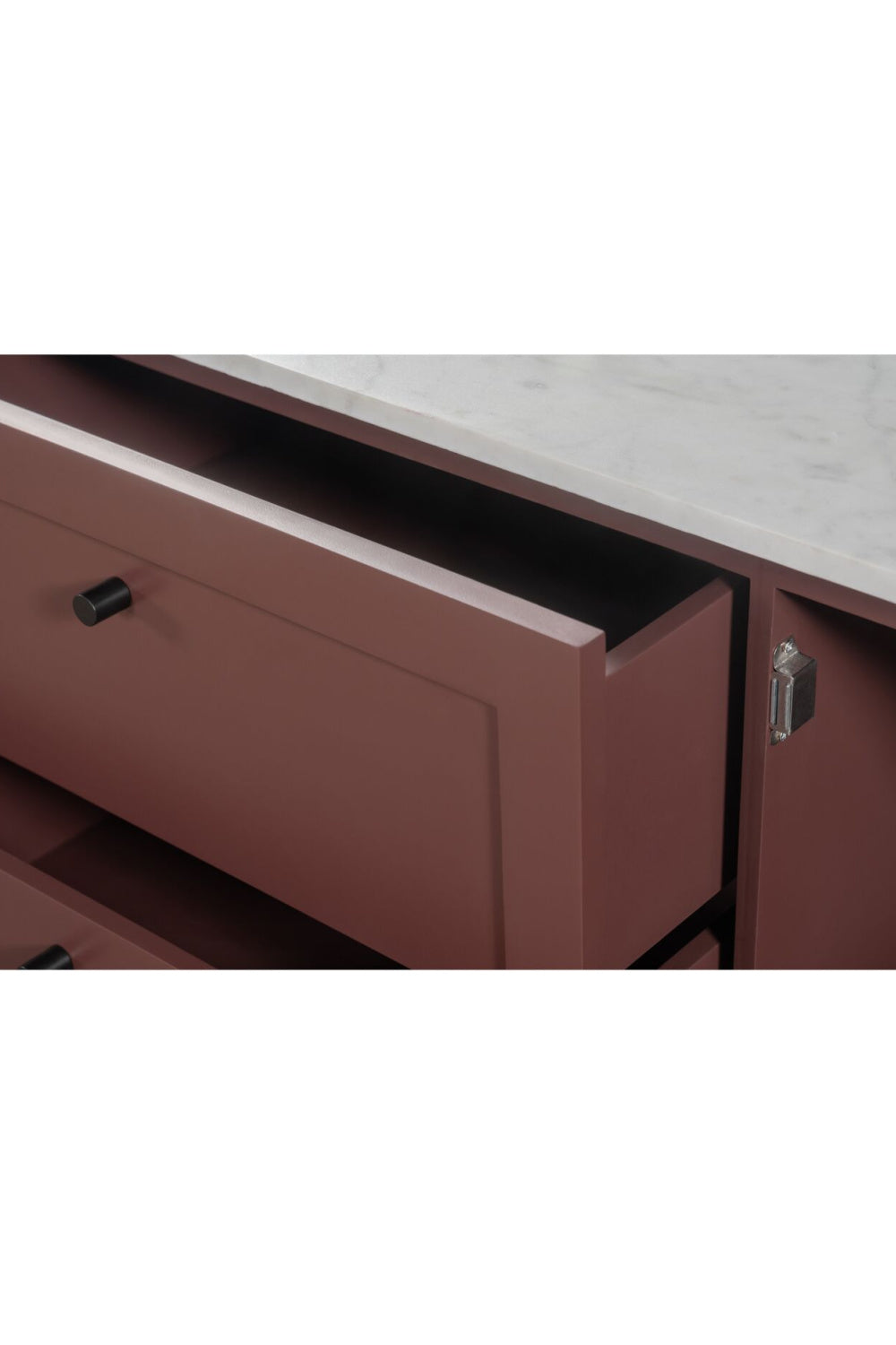 Modern European furniture - Marble Top Wooden Sideboard - www.oroa.com