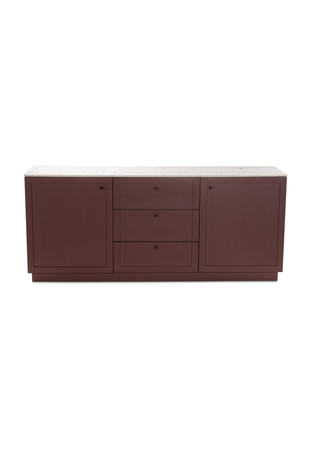 Modern European furniture - Marble Top Wooden Sideboard - www.oroa.com
