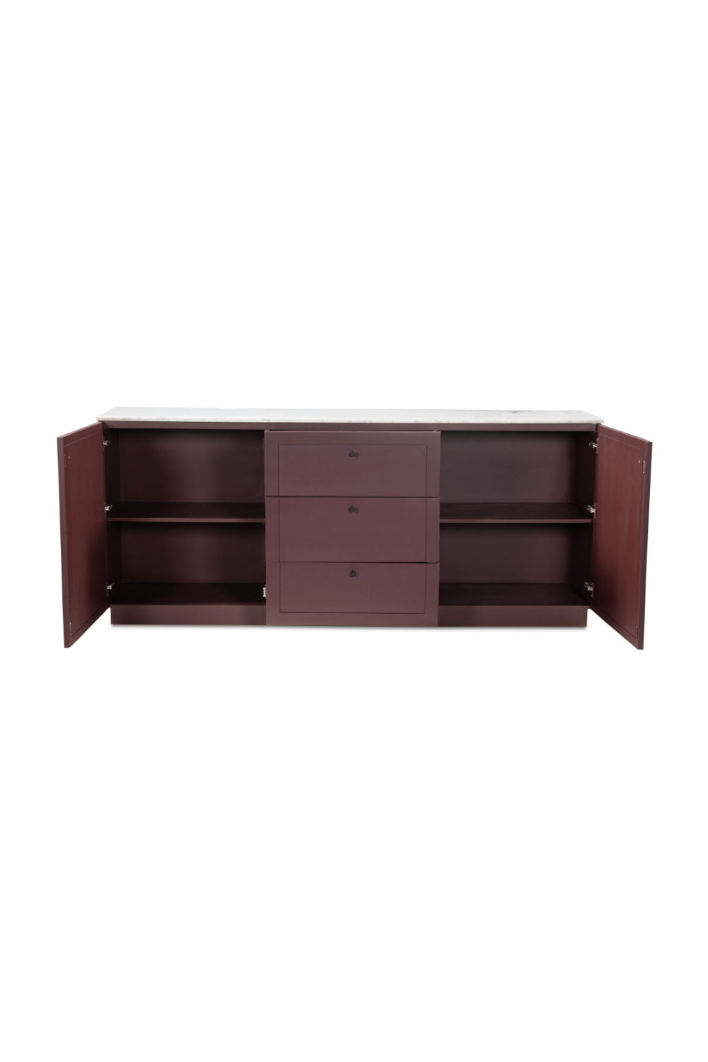 Modern European furniture - Marble Top Wooden Sideboard - www.oroa.com