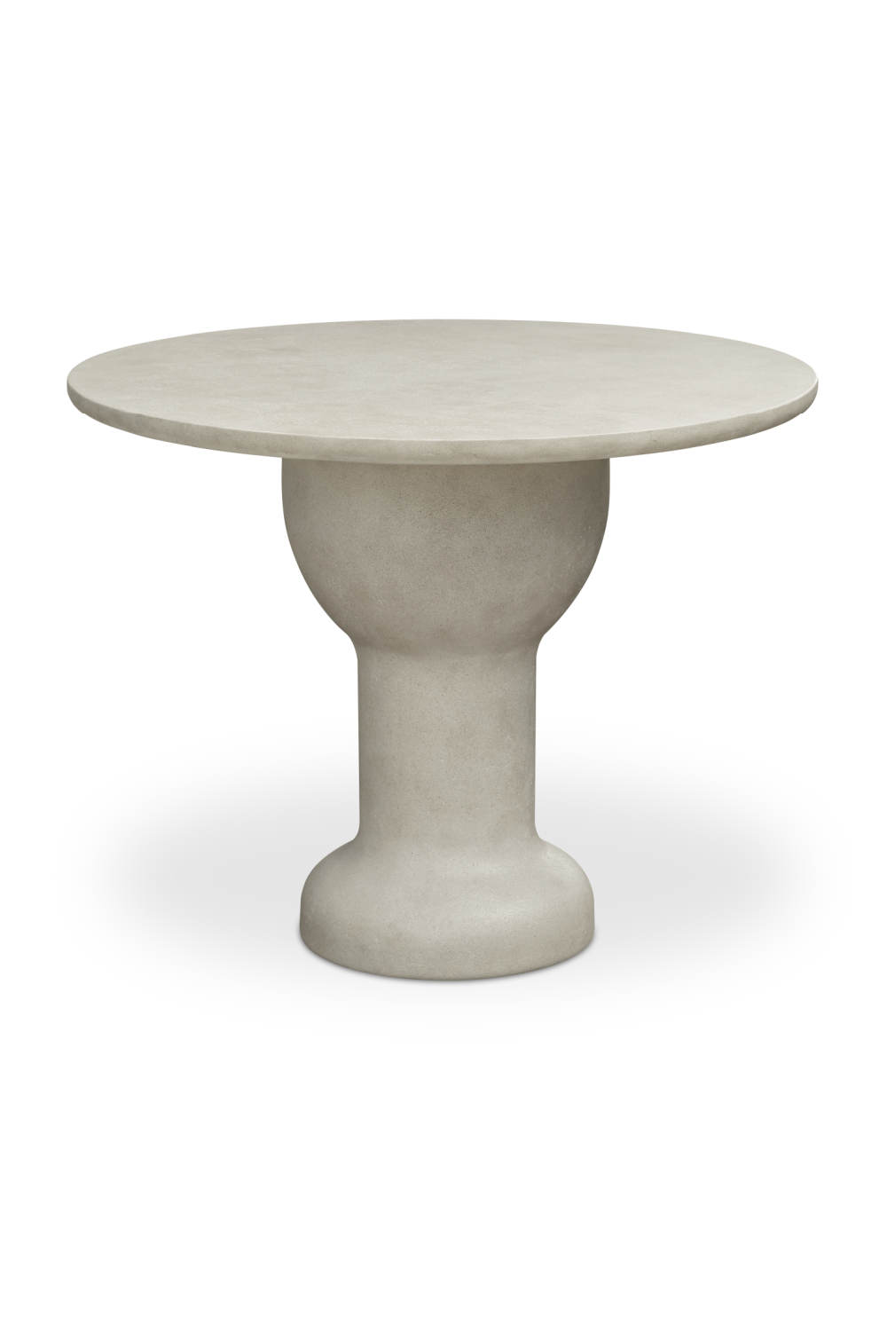 Modern European furniture - Cream Concrete Outdoor Coffee Table - www.oroa.com
