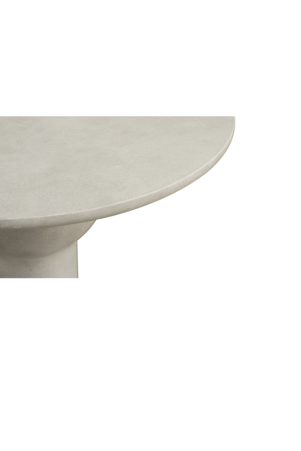 Modern European furniture - Cream Concrete Outdoor Coffee Table - www.oroa.com