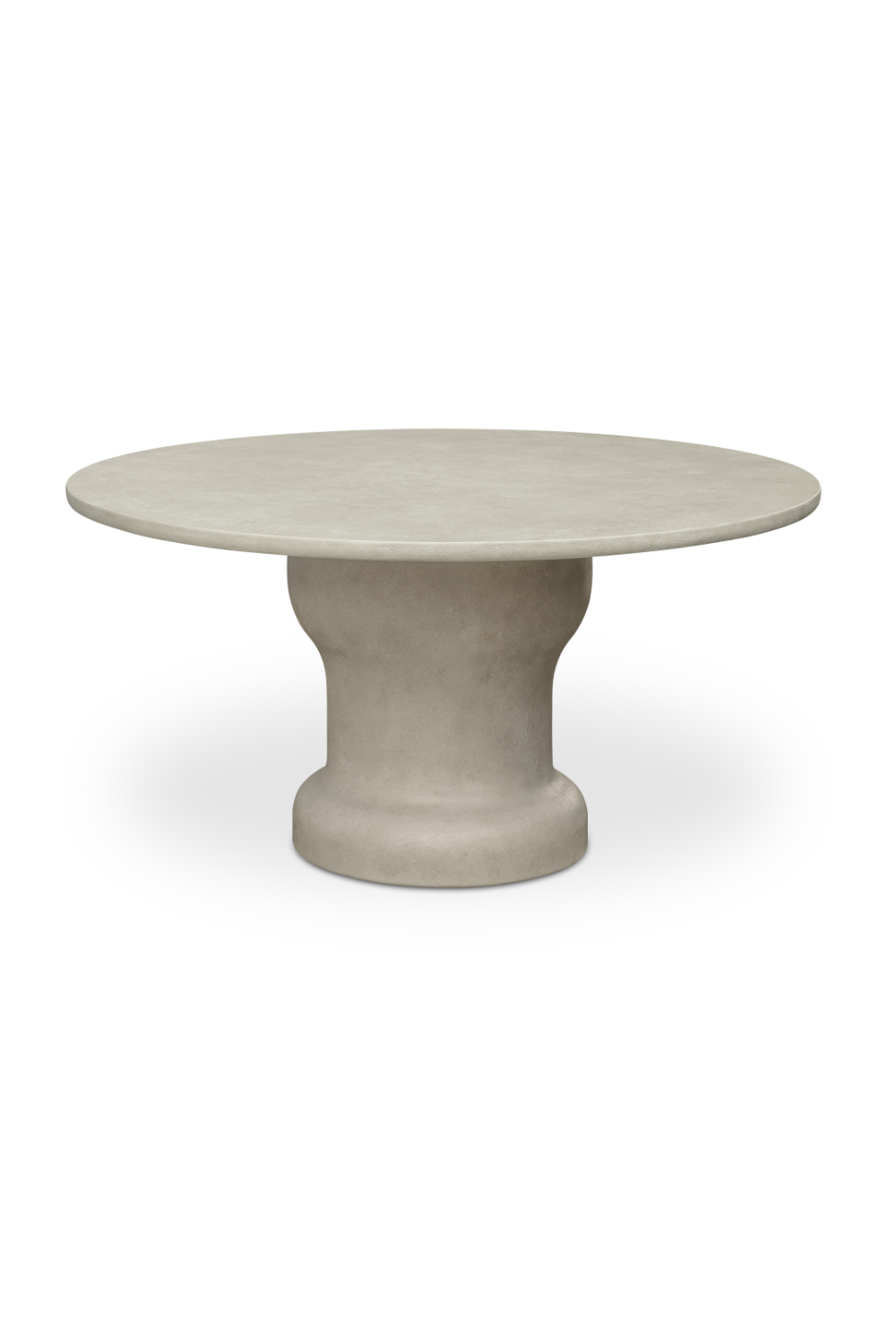 Modern European furniture - Cream Concrete Outdoor Dining Table - www.oroa.com