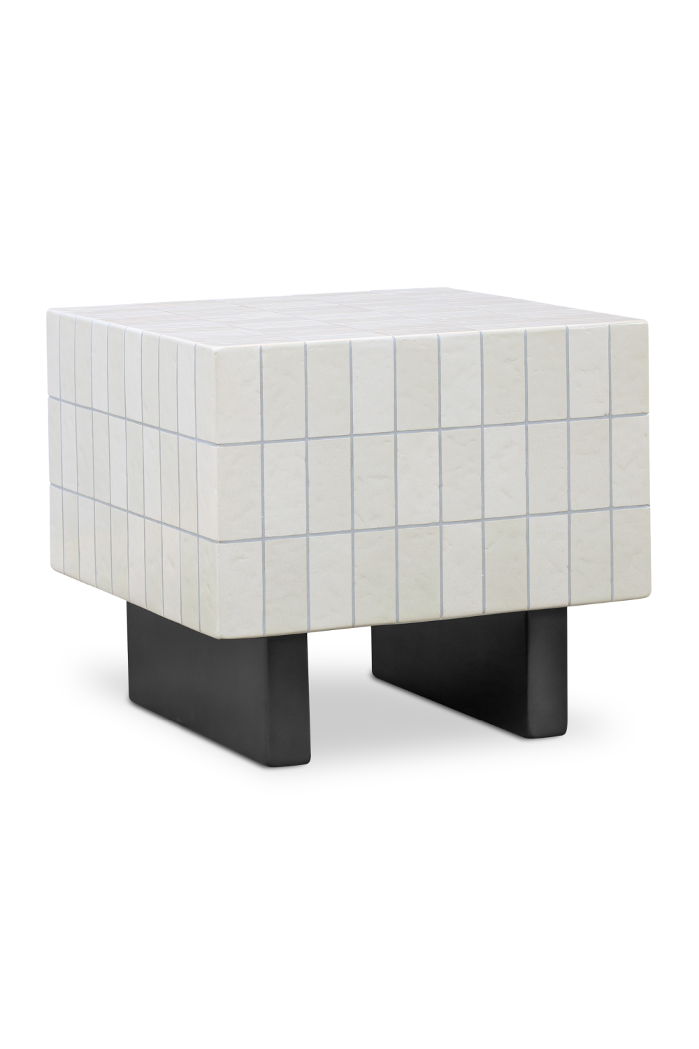 Modern European furniture - Glazed Concrete Outdoor Side Table - www.oroa.com