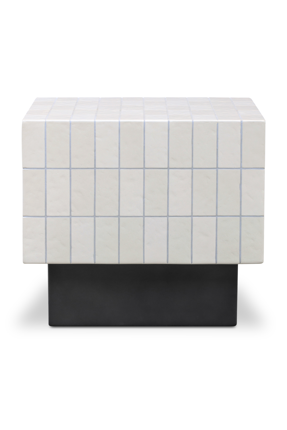 Modern European furniture - Glazed Concrete Outdoor Side Table - www.oroa.com