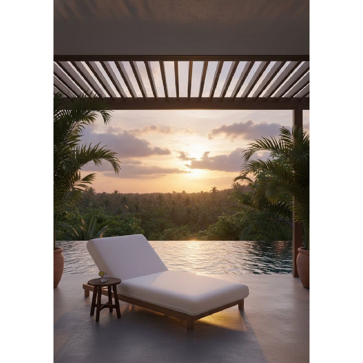 Modern European furniture - Adjustable Outdoor Lounge Chair - www.oroa.com