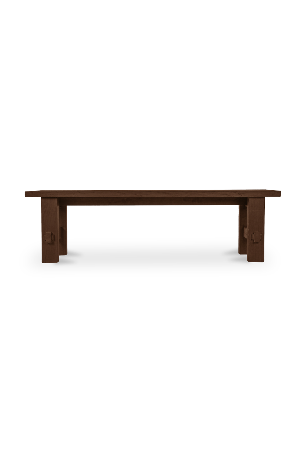 Modern European furniture - Slatted Teak Outdoor Dining Bench - www.oroa.com