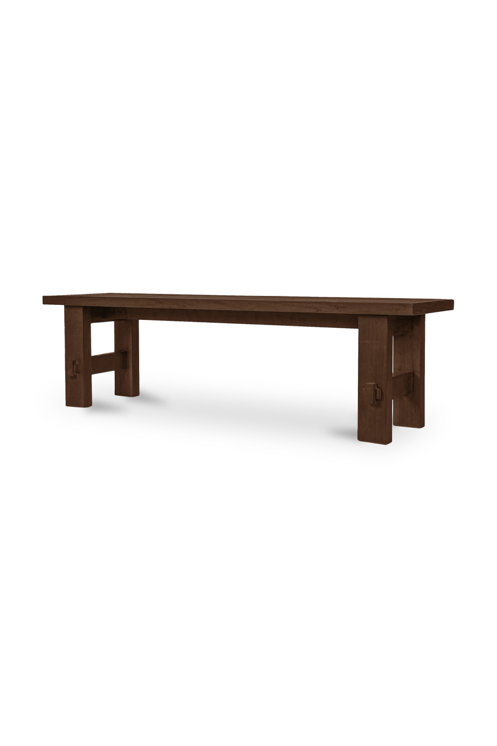 Modern European furniture - Slatted Teak Outdoor Dining Bench - www.oroa.com