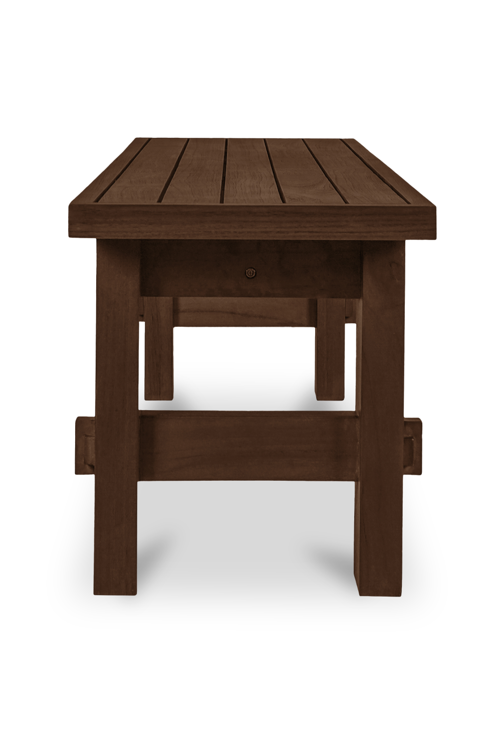 Slatted Teak Outdoor Dining Bench | Novi Living Esmond | Oroa.com