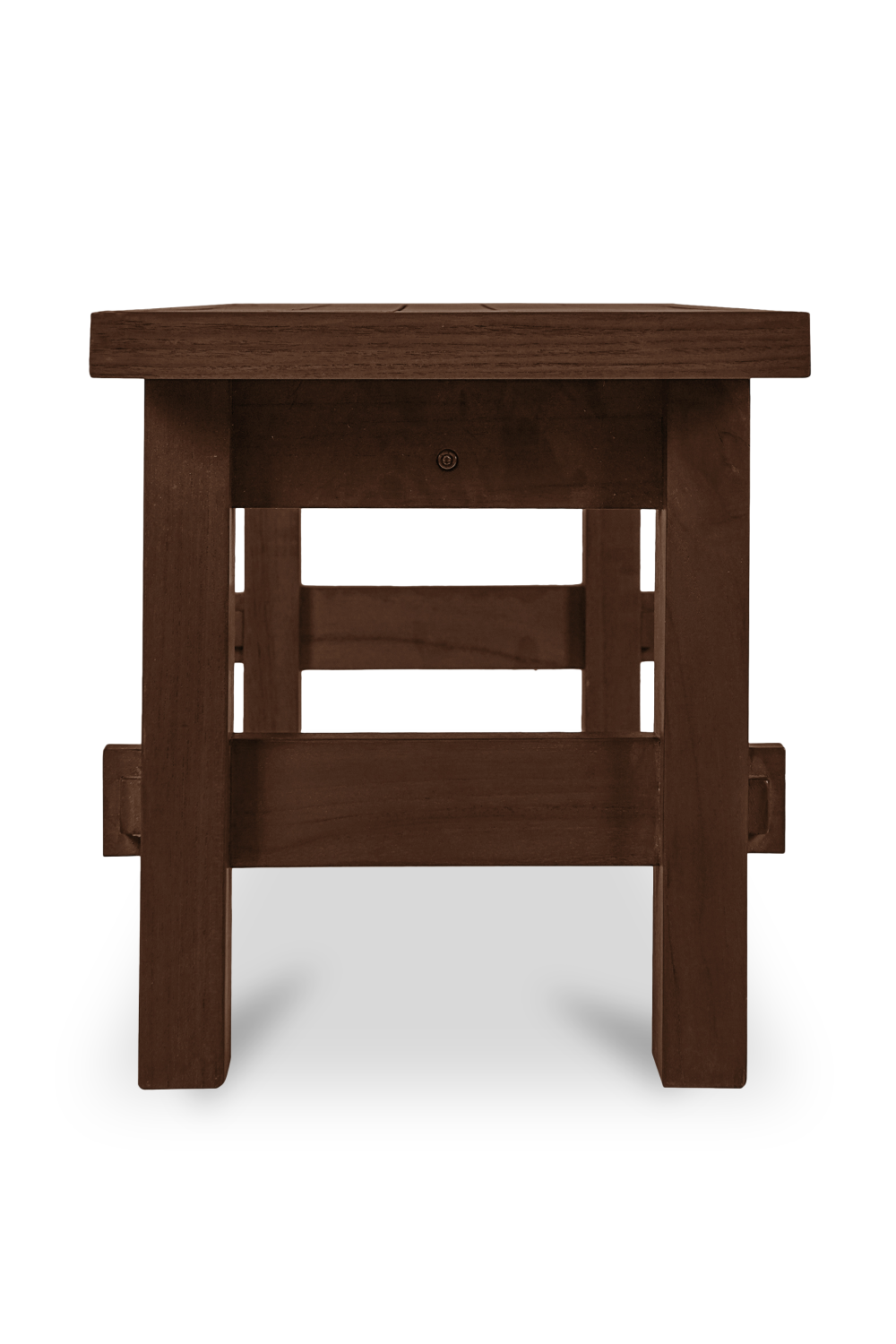 Modern European furniture - Slatted Teak Outdoor Dining Bench - www.oroa.com