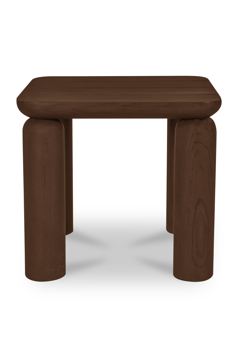 Brown Teak Outdoor Side Table | Novi Living Barclay | Oroa.com