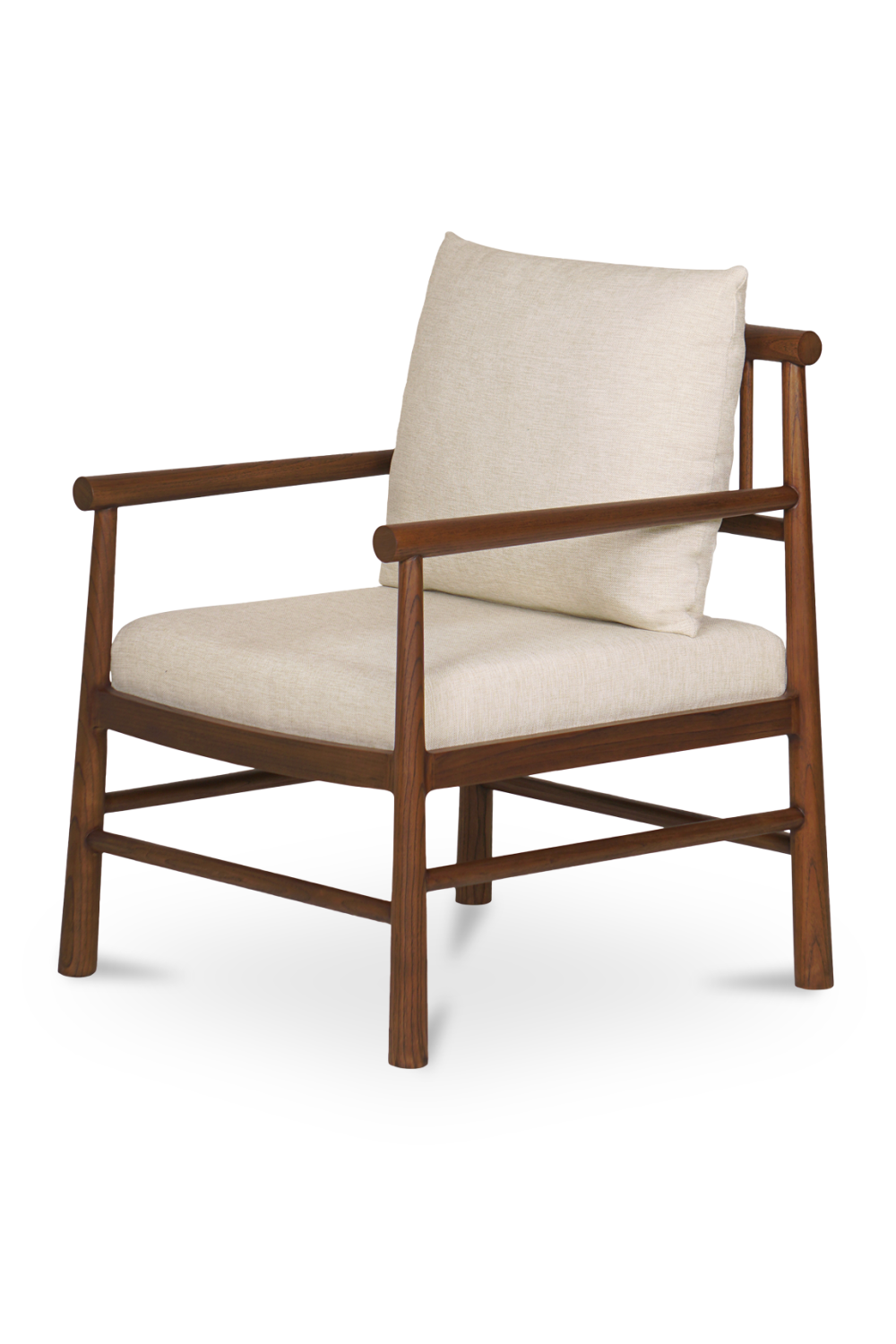 Modern European furniture - Sungkai Wood Framed Accent Chair - www.oroa.com