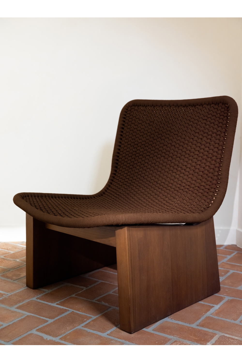 Modern European furniture - Handwoven Hyacinth Outdoor Accent Chair - www.oroa.com