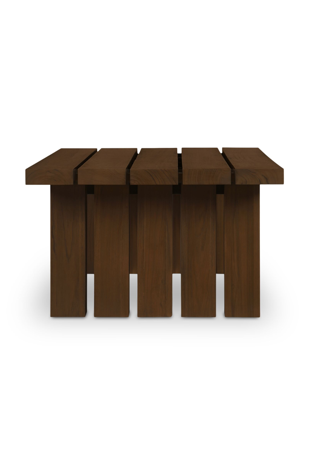 Modern European furniture - Slatted Teak Outdoor Coffee Table - www.oroa.com