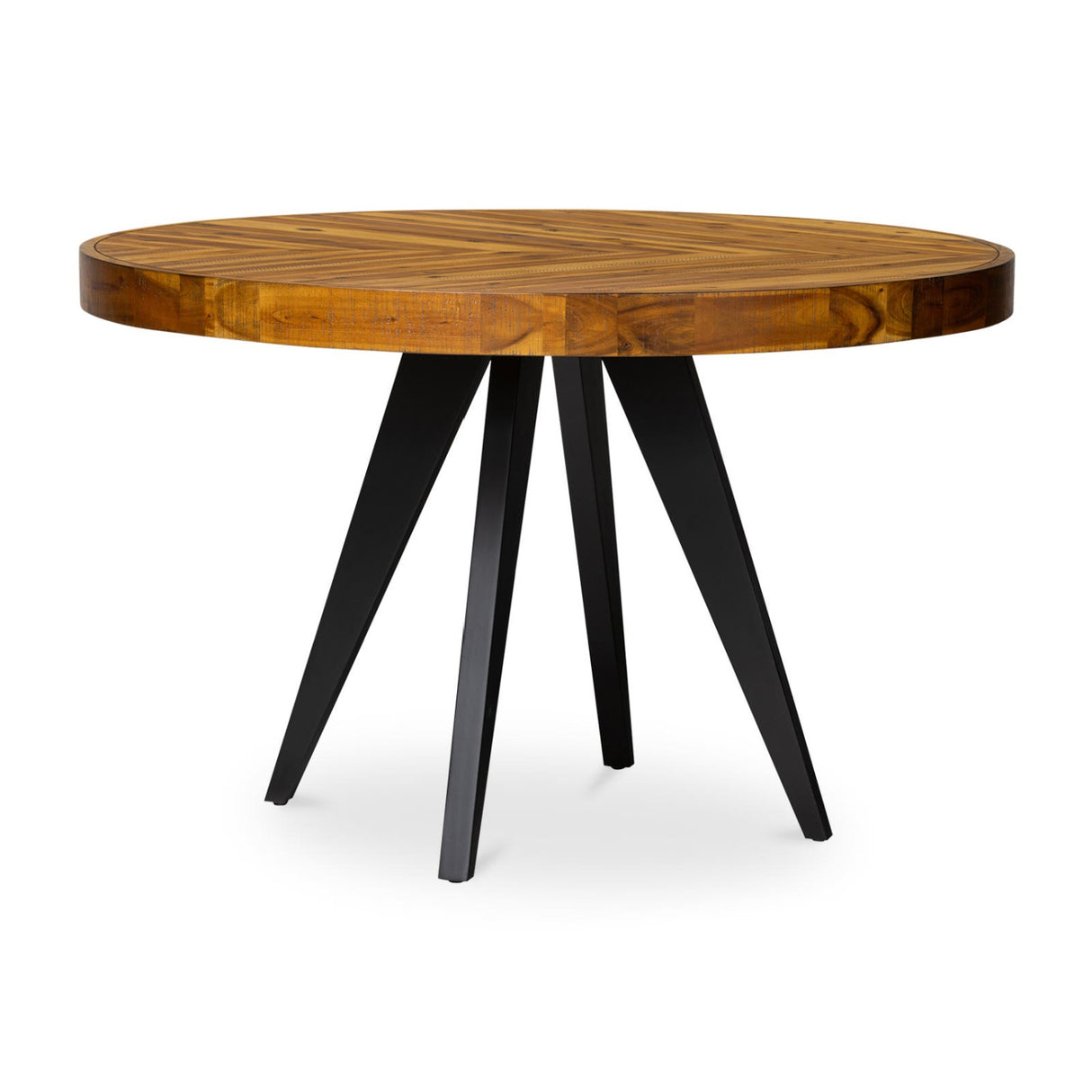 Modern European furniture - Parquet Patterned Wooden Dining Table - www.oroa.com