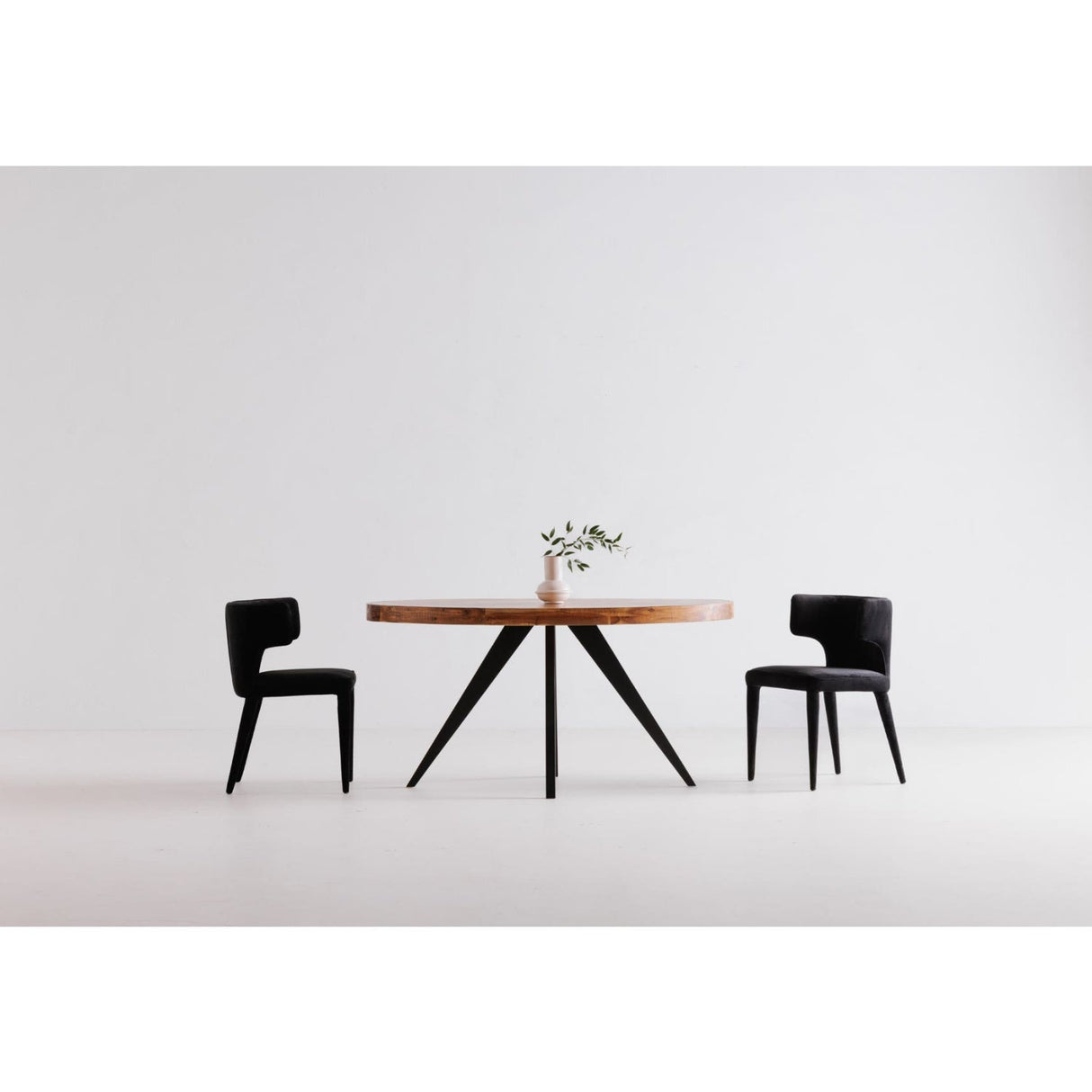 Modern European furniture - Parquet Patterned Wooden Dining Table - www.oroa.com