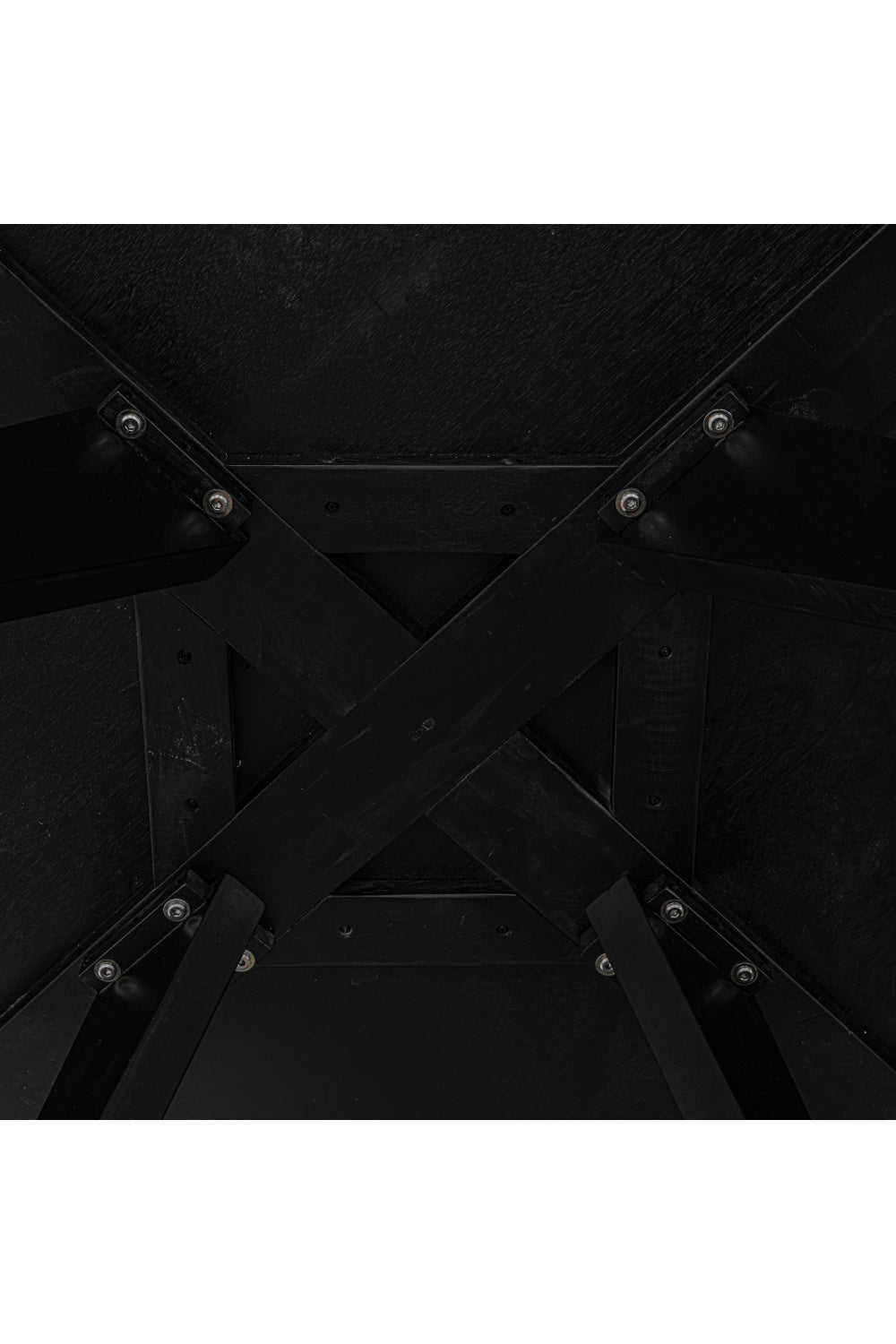 Modern European furniture - Black Acacia Round Dining Table - www.oroa.com