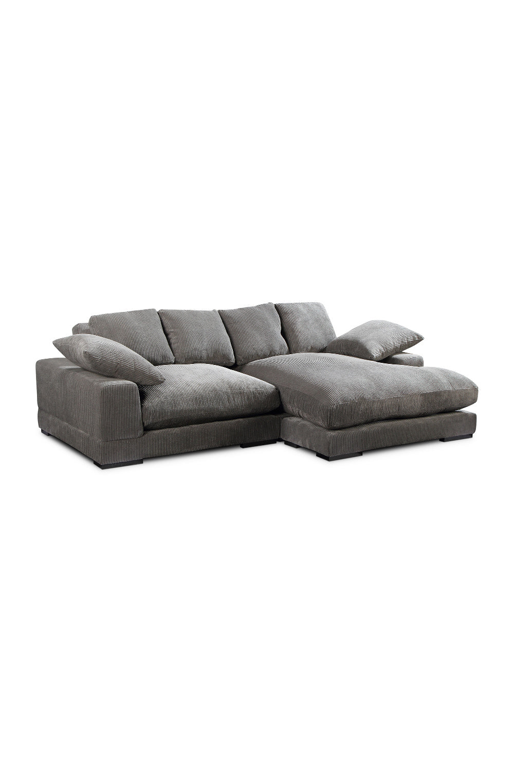 Modern European furniture - Corduroy Sectional Sofa - www.oroa.com