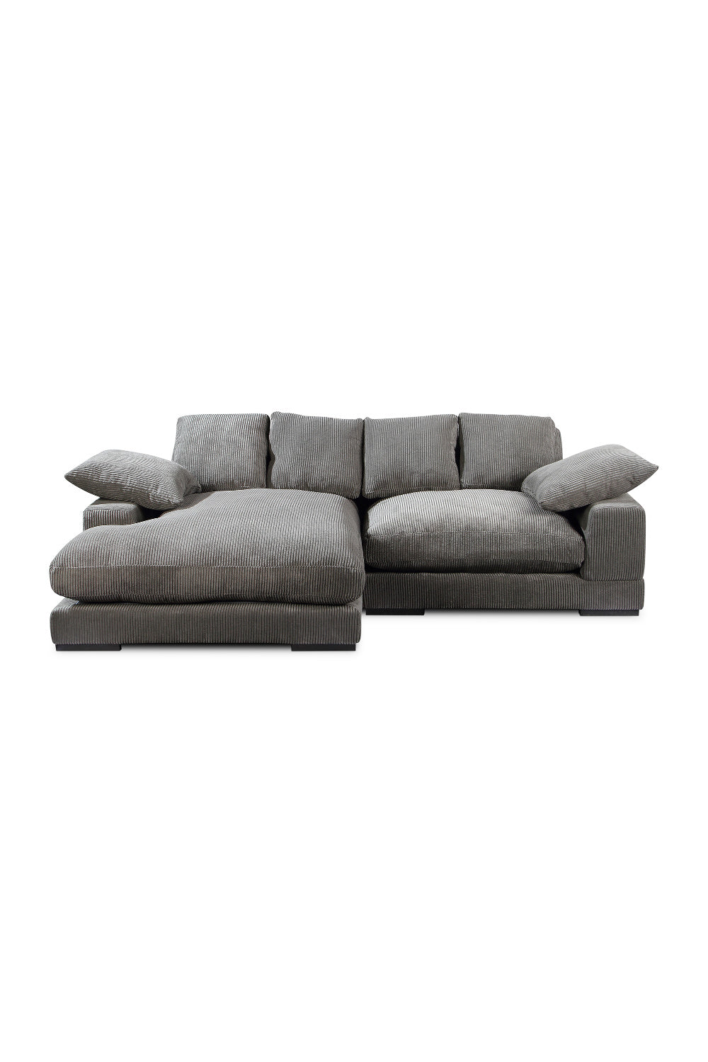 Modern European furniture - Corduroy Sectional Sofa - www.oroa.com