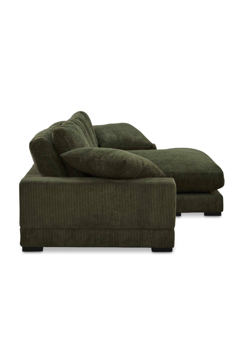 Modern European furniture - Dark Green Sectional Sofa - www.oroa.com