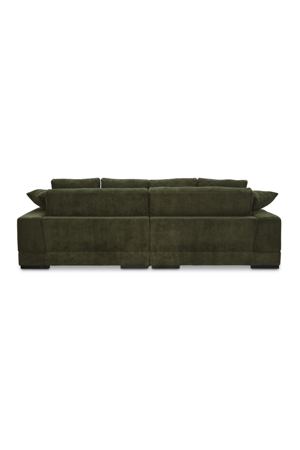 Modern European furniture - Dark Green Sectional Sofa - www.oroa.com
