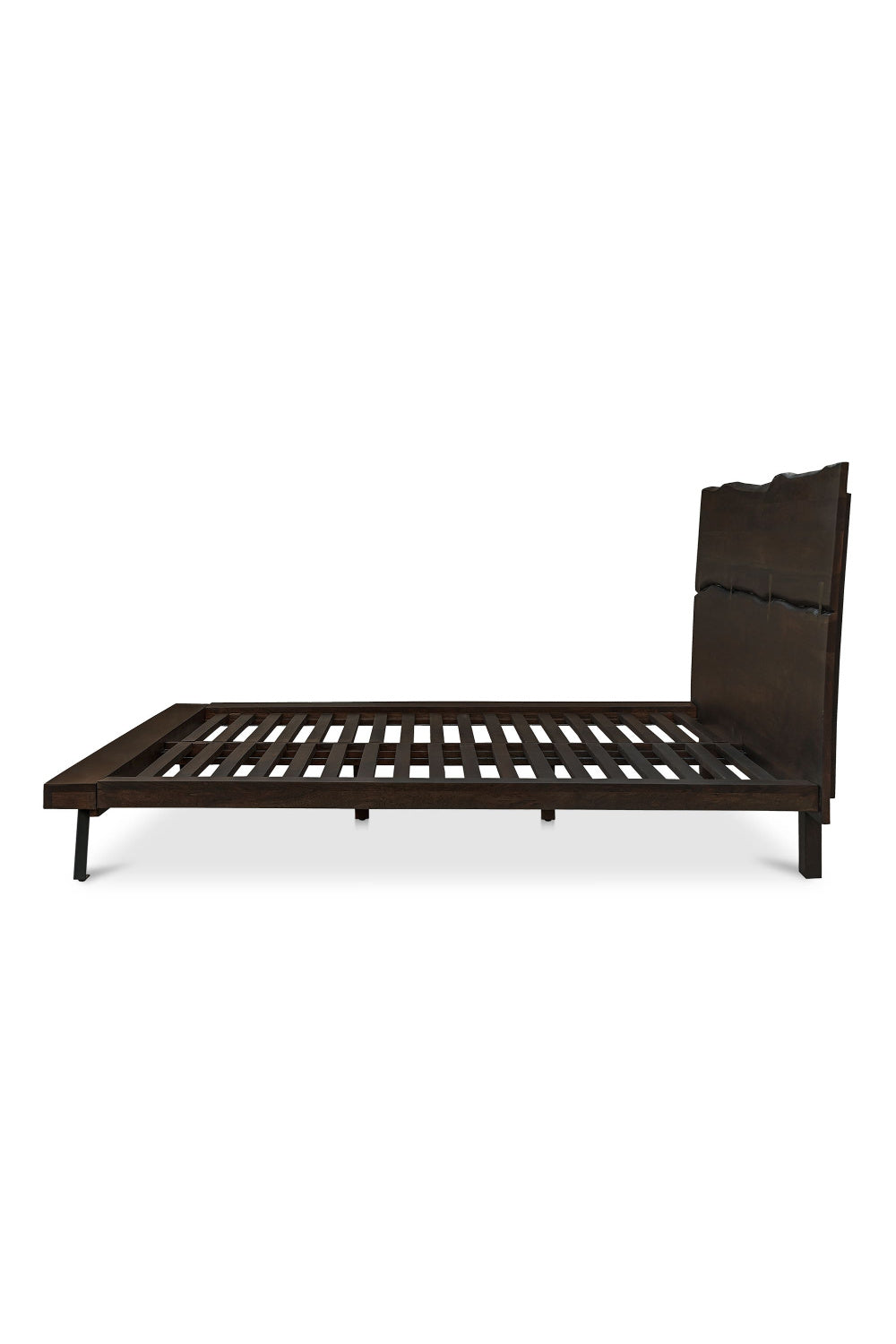 Modern European furniture - Brown Solid Acacia Bed - www.oroa.com