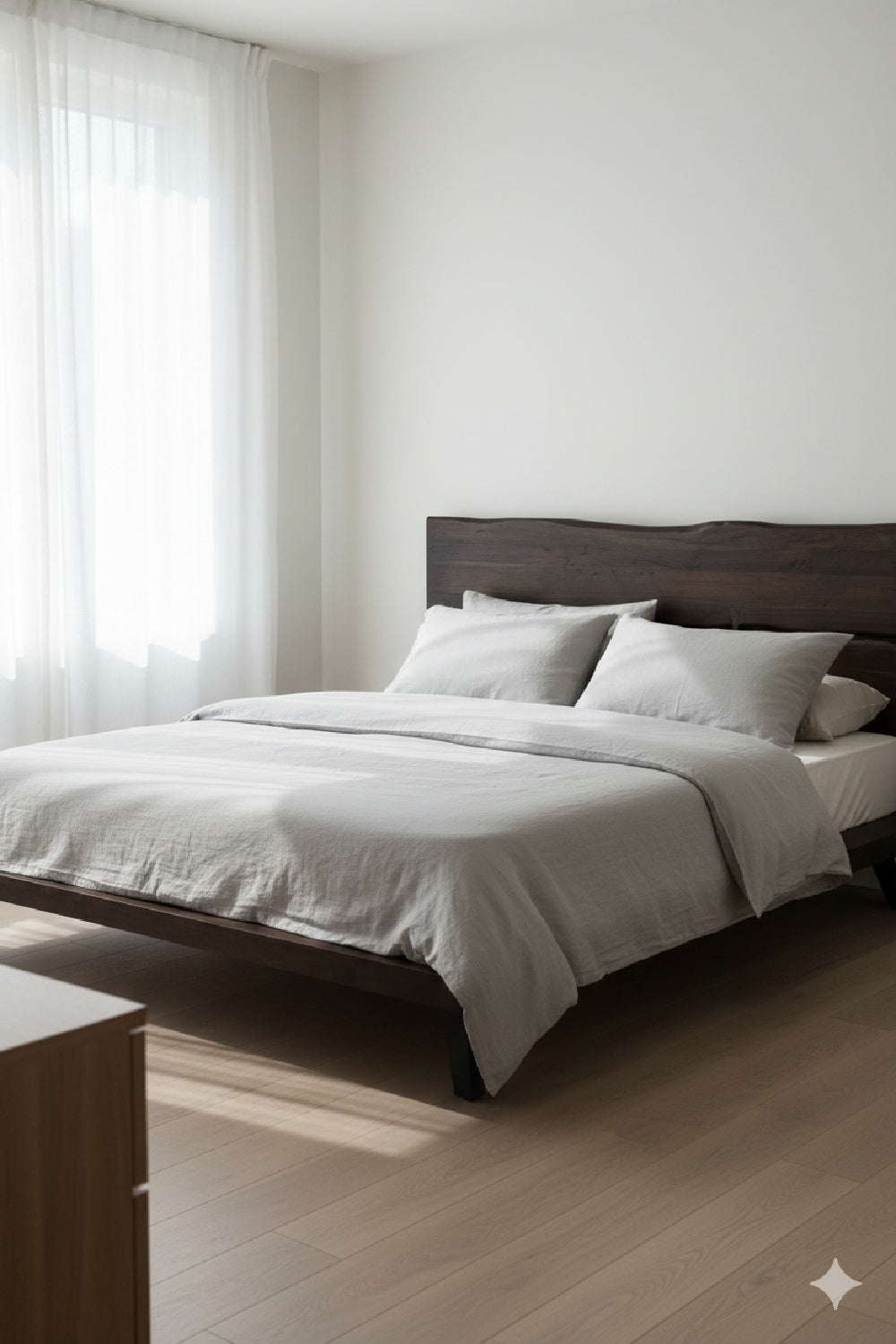 Brown Solid Acacia Bed | Novi Living Madagascar
