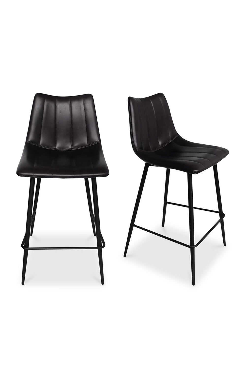 Modern European furniture - Vertical Stitched Counter Stools (2) - www.oroa.com