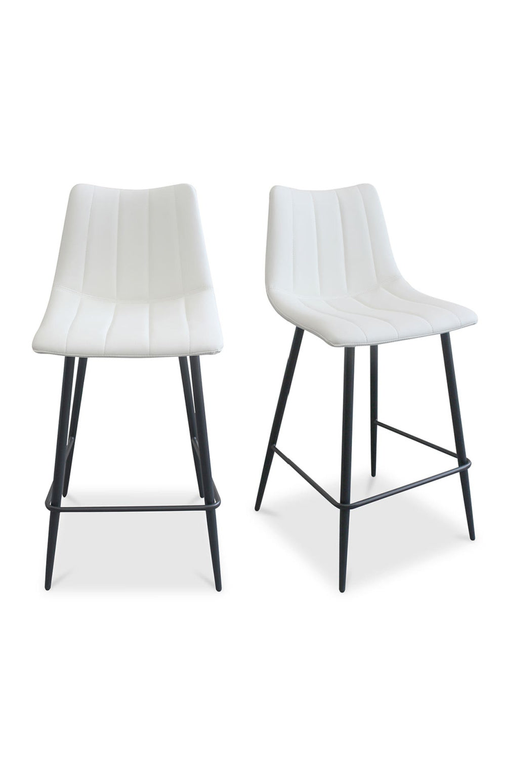 Modern European furniture - Vertical Stitched Counter Stools (2) - www.oroa.com | Oroa.com