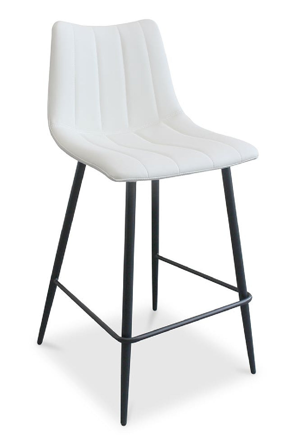 Modern European furniture - Vertical Stitched Counter Stools (2) - www.oroa.com | Oroa.com