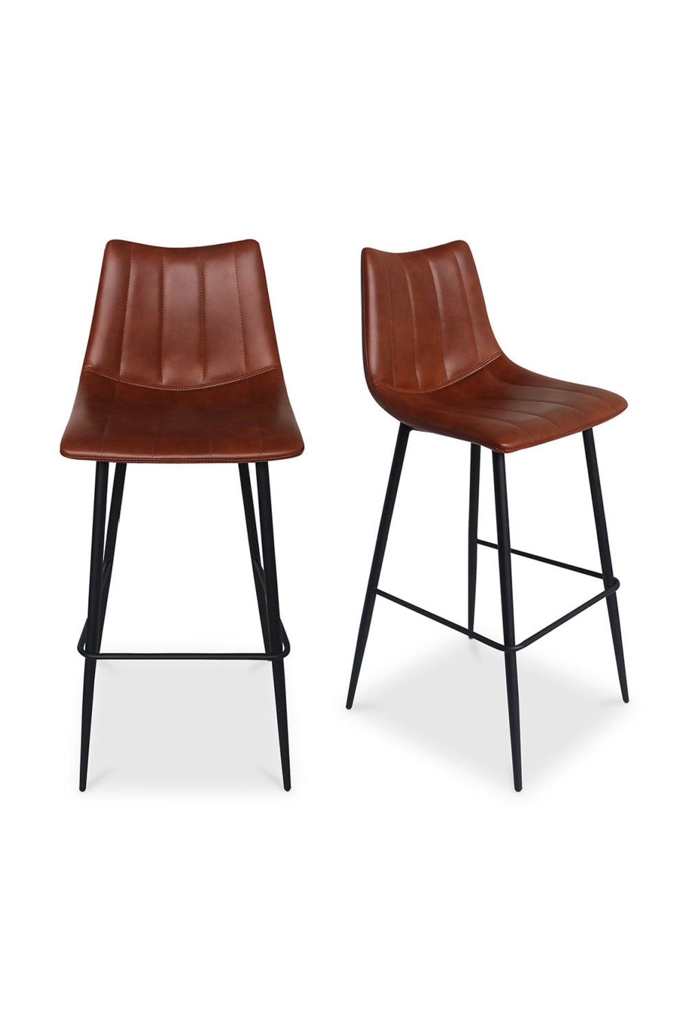 Modern European furniture - Vertical Stitched Bar Stools (2) - www.oroa.com
