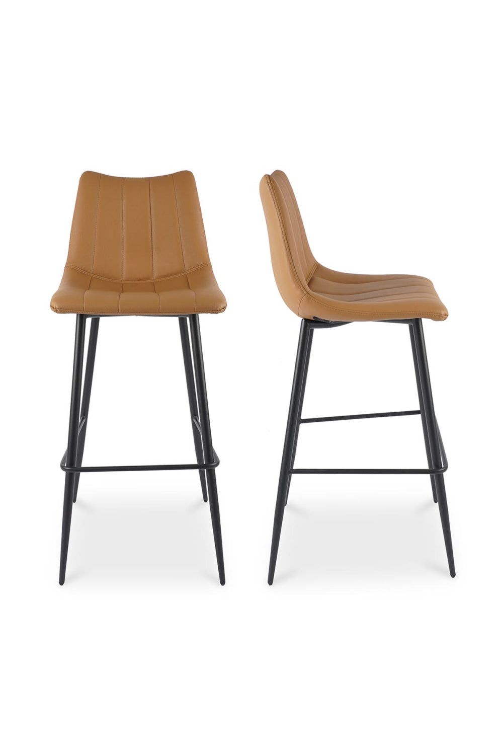 Modern European furniture - Vertical Stitched Bar Stools (2) - www.oroa.com