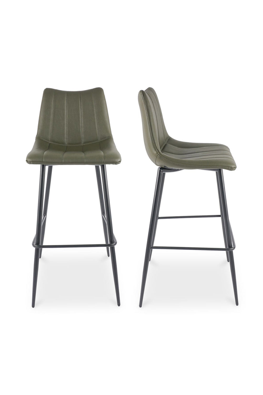 Modern European furniture - Vertical Stitched Bar Stools (2) - www.oroa.com